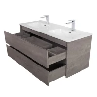 Мебель для ванной комнаты BelBagno Kraft 120 для двоих, cemento grigio