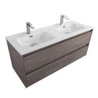 Мебель для ванной комнаты BelBagno Kraft 120 для двоих, cemento grigio