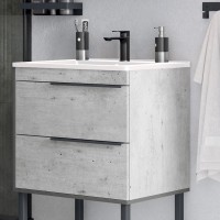 Мебель для ванной комнаты Corozo Грэмми Z2 65 метрополитен грей