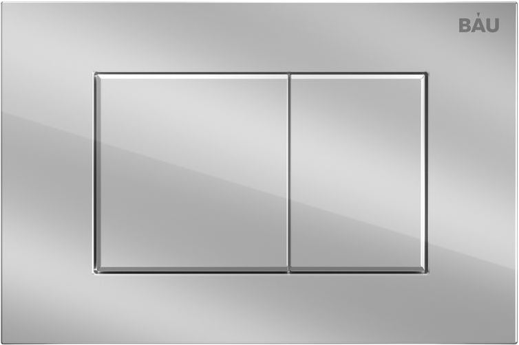 Комплект Унитаз подвесной Bauedge Bau Dream безободковый, с микролифтом + Инсталляция Bau Pro + Кнопка Stil, хром