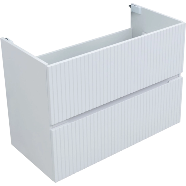 Тумба под раковину Aquanet Джейн 90 подвесная, белая матовая