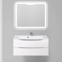 Мебель для ванной комнаты BelBagno Marino 100 bianco lucido, подвесная