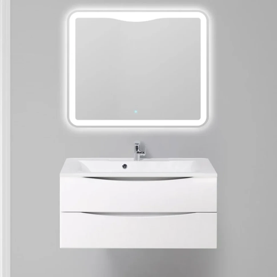 Мебель для ванной комнаты BelBagno Marino 100 bianco lucido, подвесная