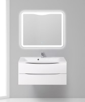 Мебель для ванной комнаты BelBagno Marino 100 bianco lucido, подвесная