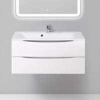 Мебель для ванной комнаты BelBagno Marino 100 bianco lucido, подвесная