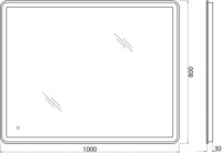 Мебель для ванной комнаты BelBagno Marino 100 bianco lucido, подвесная