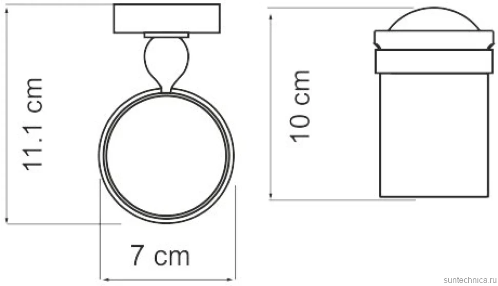 Набор Стакан Wasserkraft Diemel K-2228 + Дозатор K-2299