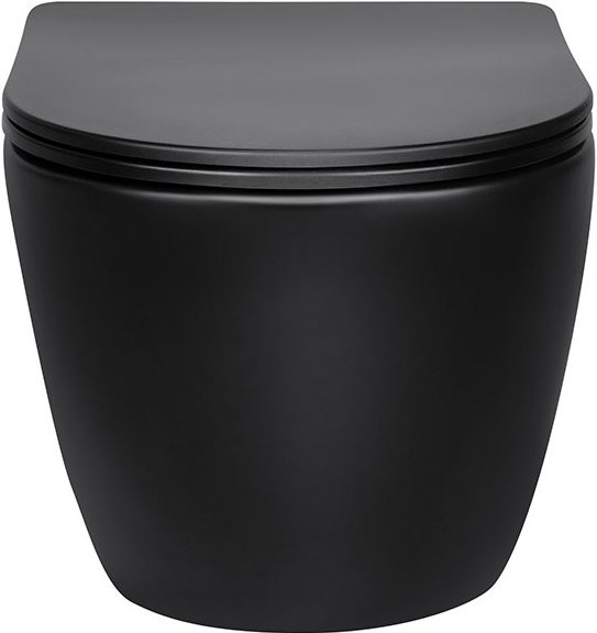 Комплект Унитаз подвесной Vincea Globo VT1-14SMB черный + Крепления Geberit Duofix 111.815.00.1 к стене + Звукоизоляция + Инсталляция UP 320 111.300.00.5 + Кнопка Sigma 01 115.770.DW.5 черная