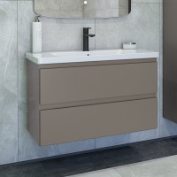 Тумба с раковиной Caprigo Forte 90 подвесная, айрон