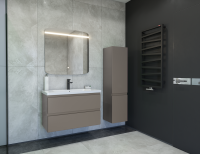 Тумба с раковиной Caprigo Forte 90 подвесная, айрон