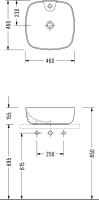 Накладная раковина Serel 3016