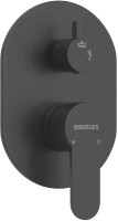 Душевой комплект Berges Ventas 3R 073008 С ВНУТРЕННЕЙ ЧАСТЬЮ, черный матовый