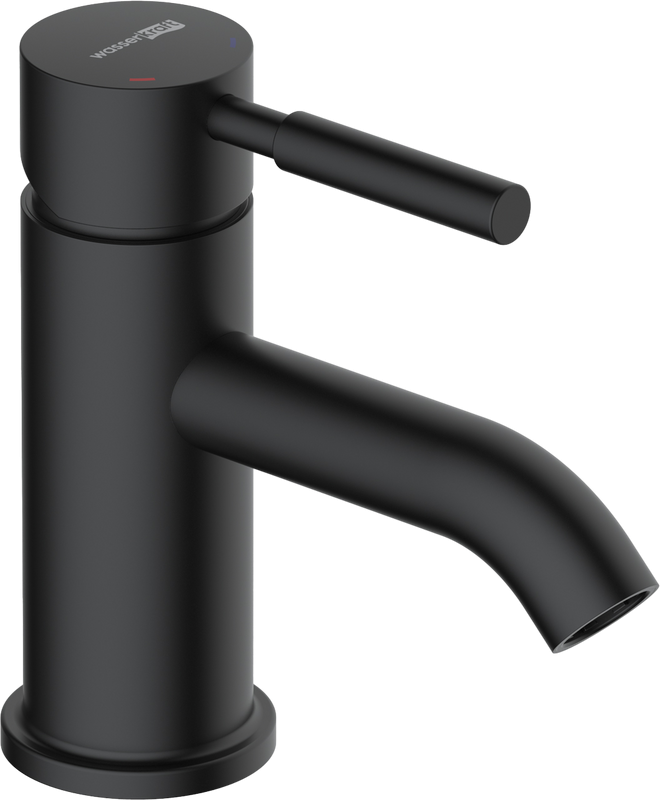 Смеситель для раковины Wasserkraft Gollach 3305 черный soft-touch