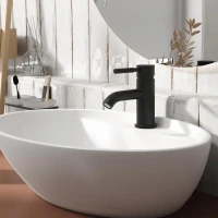 Смеситель для раковины Wasserkraft Gollach 3305 черный soft-touch Смеситель для раковины Wasserkraft Gollach 3305 черный soft-touch