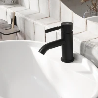 Смеситель для раковины Wasserkraft Gollach 3305 черный soft-touch Смеситель для раковины Wasserkraft Gollach 3305 черный soft-touch