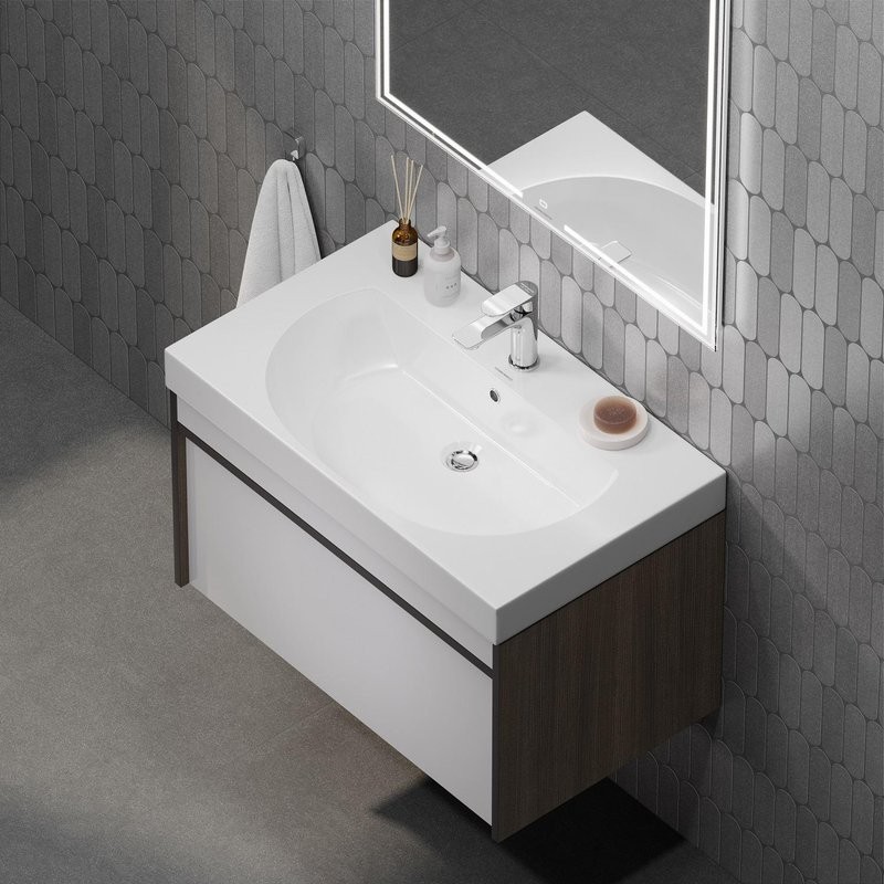 Тумба под раковину KERAMA MARAZZI Modula 80 подвесная, арабика