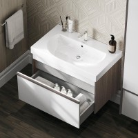Тумба под раковину KERAMA MARAZZI Modula 80 подвесная, арабика