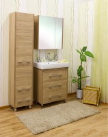 Тумба с раковиной Sanflor Ларго 70, швейцарский вяз