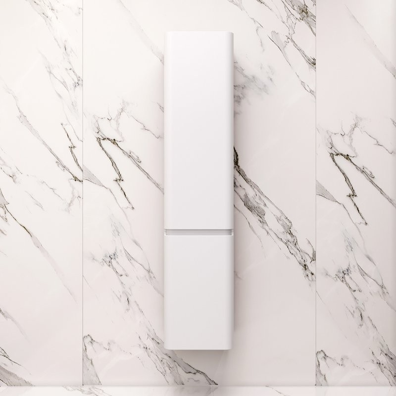 Шкаф-пенал для ванной AM.PM Sensation 40 R белый лак