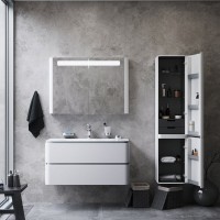 Шкаф-пенал для ванной AM.PM Sensation 40 R белый лак Шкаф-пенал для ванной AM.PM Sensation 40 R белый лак
