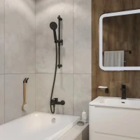 Душевой шланг IDDIS Optima Home OPH15BLi19 150 см, черный матовый Душевой шланг IDDIS Optima Home OPH15BLi19 150 см, черный матовый