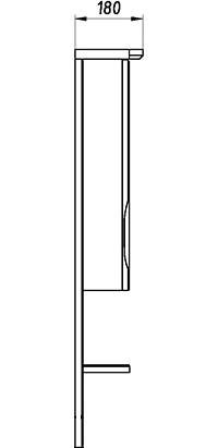 Зеркало ASB-Mebel Мессина 80
