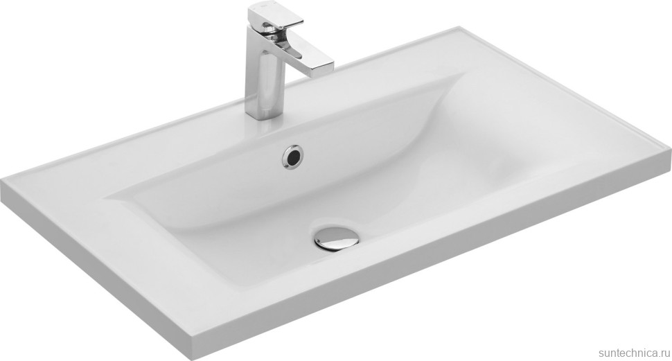 Тумба с раковиной AQUATON Диор 80 белая