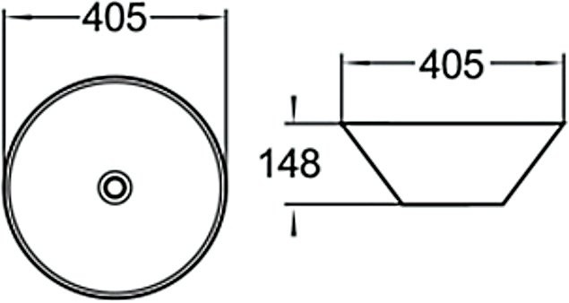 Накладная раковина SantiLine SL-1042