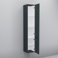 Шкаф-пенал для ванной AM.PM Tender R подвесной, графит матовый