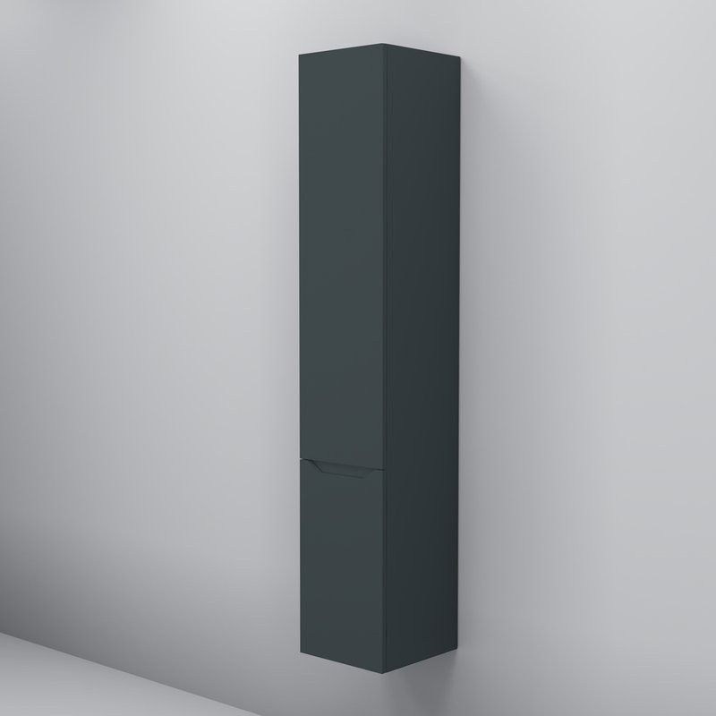 Шкаф-пенал для ванной AM.PM Tender R подвесной, графит матовый