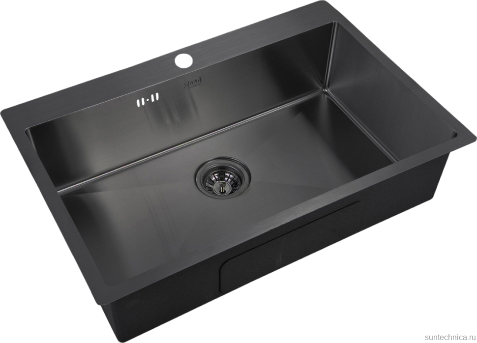 Комплект Мойка Zorg Inox PVD 7551 grafit + Измельчитель Inox D