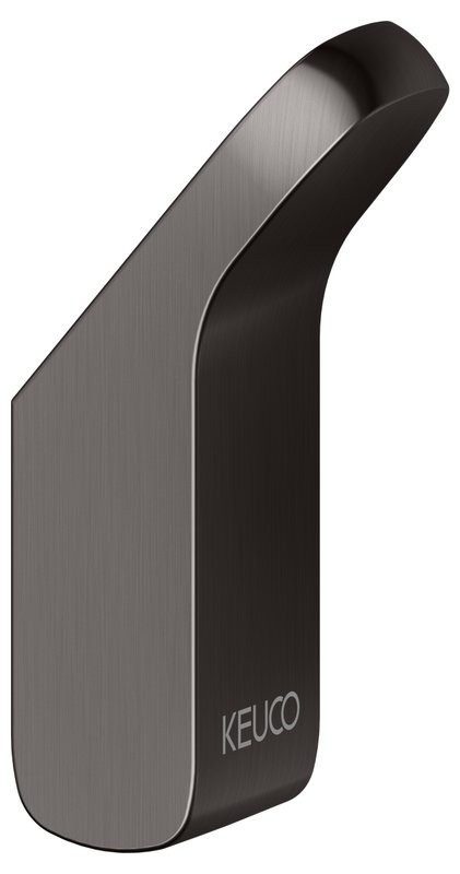 Крючок Keuco Collection Moll 12715 шлифованный черный титан, на шурупах