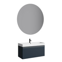 Тумба с раковиной Aqwella Pure 100 серая Тумба с раковиной Aqwella Pure 100 серая