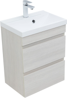 Тумба под раковину без столешницы Aquanet Нота new 50 подвесная, дуб холден