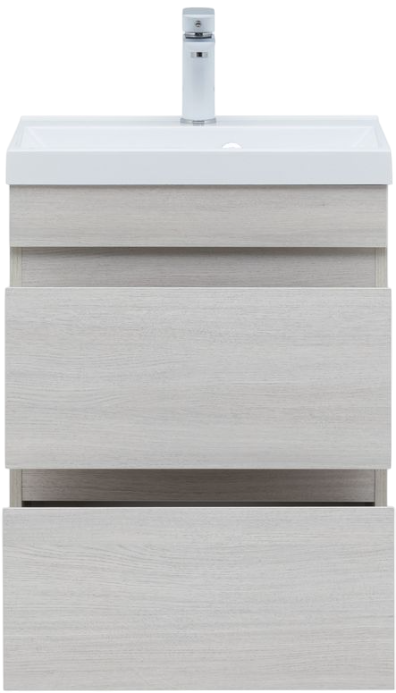 Тумба под раковину без столешницы Aquanet Нота new 50 подвесная, дуб холден