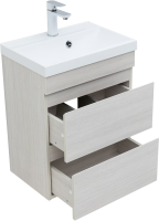 Тумба под раковину без столешницы Aquanet Нота new 50 подвесная, дуб холден