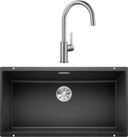 Комплект Мойка Blanco Subline 800-U антрацит + Смеситель Candor 523120 Комплект Мойка Blanco Subline 800-U антрацит + Смеситель Candor 523120