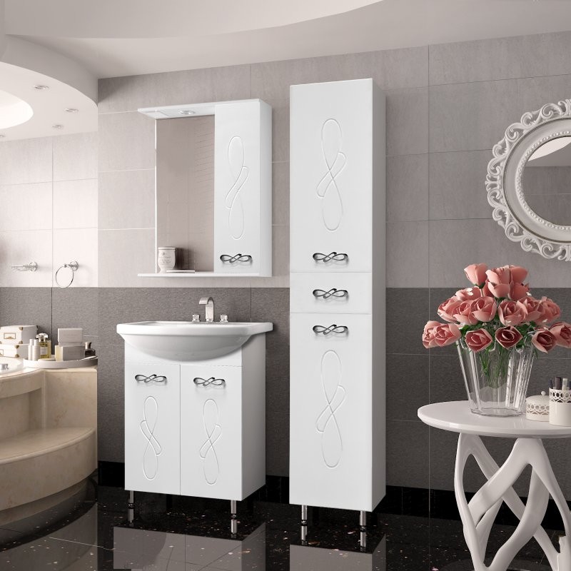 Зеркало Style Line Венеция С 55 белое