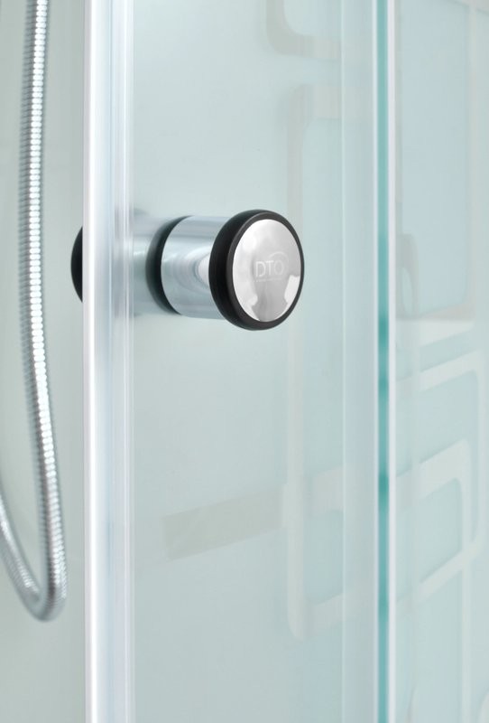 Душевая кабина DTO D EM1511LGMEL профиль хром, стекло матовое