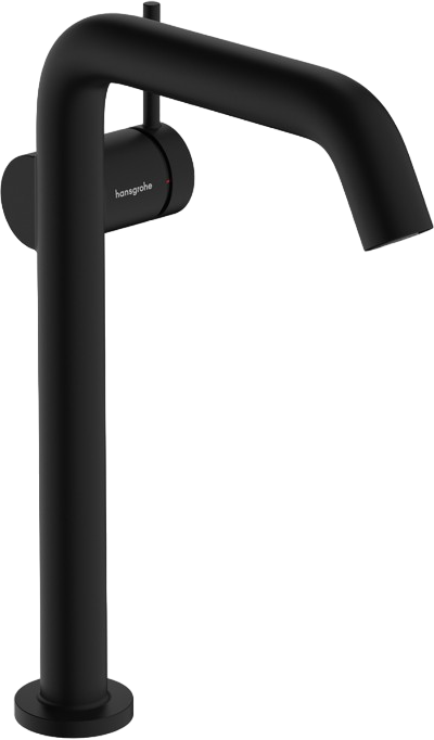 Смеситель для раковины Hansgrohe Tecturis S Fine 240 CoolStart 73370670 матовый черный