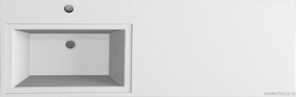 Тумба с раковиной Corozo Леон 130 под стиральную машину L