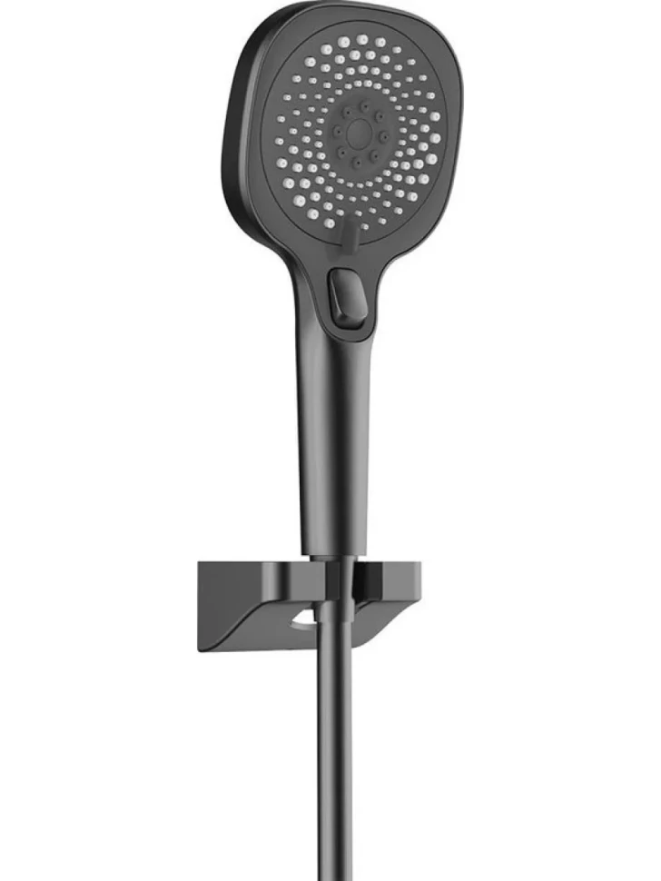 Душевая стойка Vincea Inspire VSFS-3I13TGM с термостатом, вороненая сталь