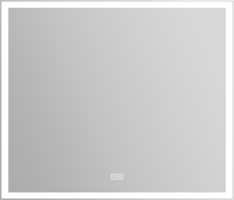 Зеркало BelBagno SPC-GRT-900-800-LED-TCH-WARM с подсветкой и подогревом