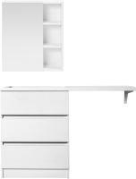 Мебель для ванной комнаты Orange Sistema 130 L под стиральную машину