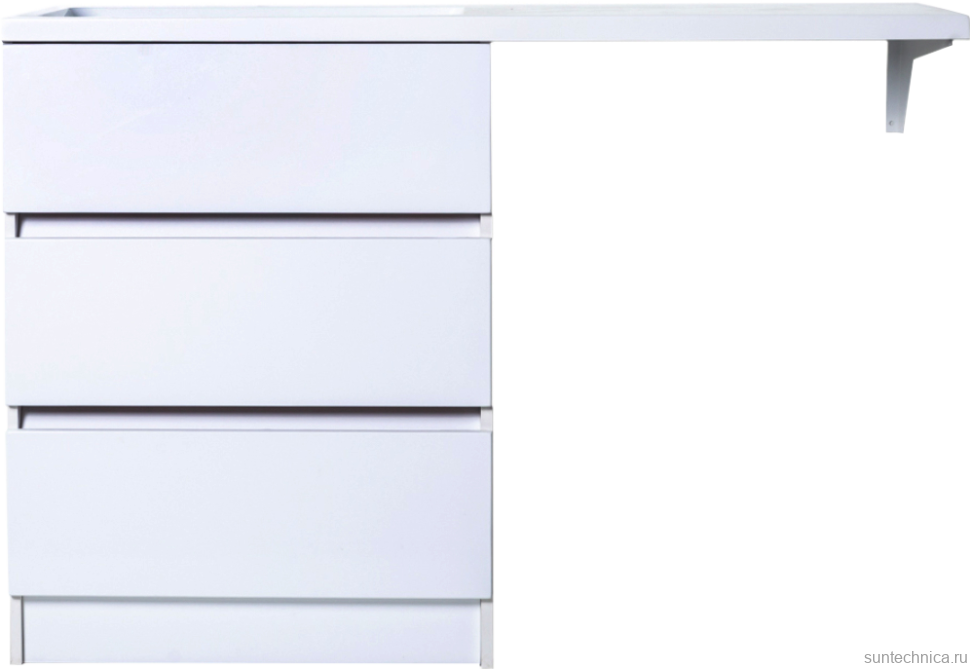 Мебель для ванной комнаты Orange Sistema 130 L под стиральную машину