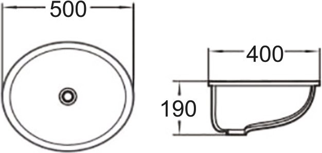 Раковина SantiLine SL-3005