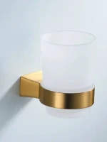 Стакан для зубных щеток / стакан для ванной комнаты Shevanik SG5712G, золотой сатин Стакан для зубных щеток / стакан для ванной комнаты Shevanik SG5712G, золотой сатин