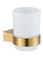 Стакан для зубных щеток / стакан для ванной комнаты Shevanik SG5712G, золотой сатин