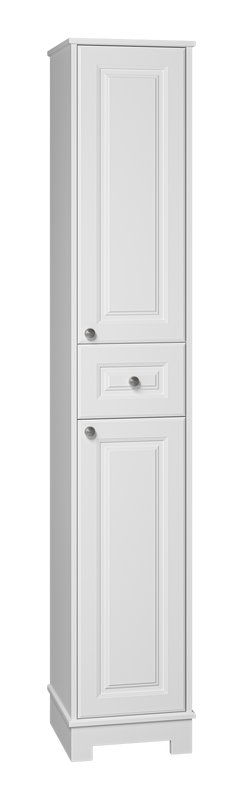 Шкаф-пенал для ванной Misty Ларго 35 R матовый белый