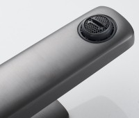 Смеситель для раковины Shevanik S9901T оружейная сталь
